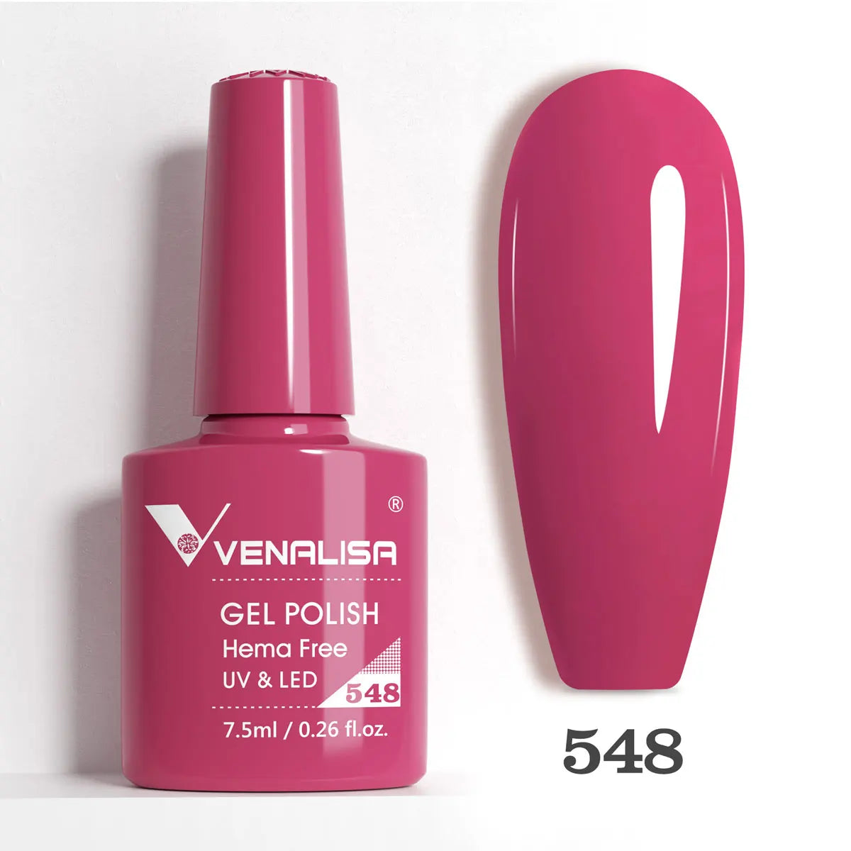 Venalisa HEMA TPO FREE 7.5ml Gel Polish Nail French Pink Jelly Nude Collection Nail Gel Polish Glitter Gorgeous Soak Off UV LED