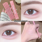 Bicolor Under Eye Pencil 2 In 1 Brightening Highlighter Nude Pink Shadow Stick Aegyo Sal Lying Silkworm Eeyshadow Lash Makeup