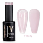 YOKEFELLOW 10ml Jelly Nude Gel Nail Polish High Quality Translucent Pink Nail Gel Varnish Soak Off UV Gel Polish Long Lasting