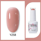 Clou Beaute 15ml Red Black White Green Neon Gel Nail Polish Base Top Coat Velvet Top 400 Colors Semi Permanent Gel Nail Varnish