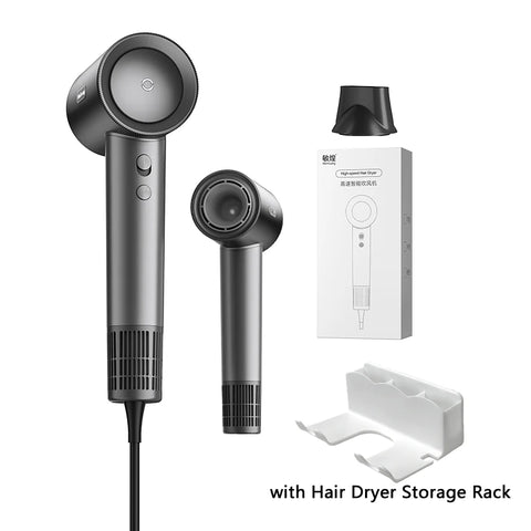 High-Speed Electric Hair Dryer Machine1600W Adjustable Temperature Professional Low Noise Fast Drying Anion Hair Care Blow Dryer