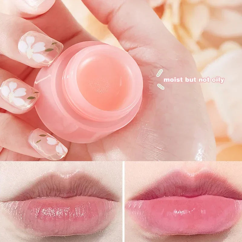3g South Korea Lip Sleep Mask Night Sleep Maintenance Moisturizing Lips Gloss Bleach Cream Nourishing Lips Care Cherry Lip Balm