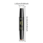 2pcs Dual-Ended Contour & Highlight Stick Set- Waterproof & Long-Lasting Dual-Purpose Concealer Highlighter Pen