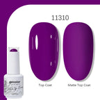 Arte Clavo Solid Color Gel Nail Polish 15ml Soak Off UV LED Gel Semi-Permanent Glitter Polish For Manicure Nail Art Salon Gel