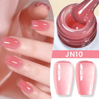 BORN PRETTY 83 Colors 10ml Jelly Nude Gel Nail Polish Autumn Amber Semi Transparent Manicure Soak off UV LED Nails Gel Varnish