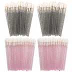 100/300PCS Crystal Lip Brush Lipstick Gloss Applicator Wands Wholesale For Eyelashes Extension Tool Kits Makeup Accessories