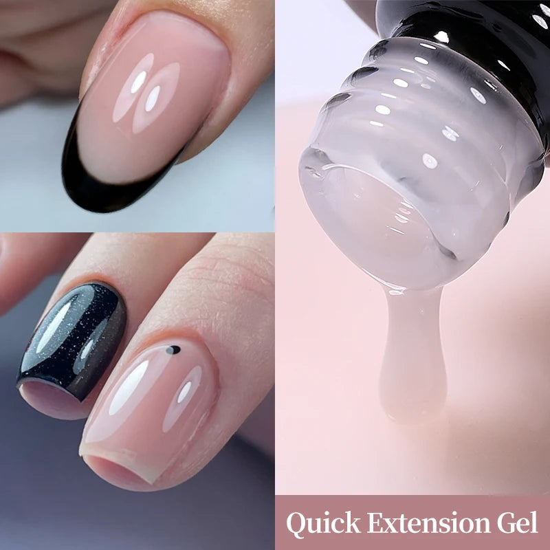 UR SUGAR 7ml Quick Nail Extension Gel Jelly Pink Semi-Transparent Color Extension Gel Polish UV LED Soak Off
