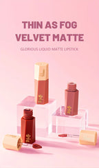 Luxury Matte Liquid Lipstick, Long Lasting Waterproof Velvet Lip Color, Smooth Lightweight Fog Matte Finis