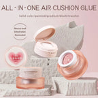 Kaniu 1pc Nail Polish Glue Pink Color Nail Art Air Cushion Patting Glue High Saturation Gypsum Painting Glue For DIY Home Salon