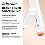 Waterproof Blanc Cover Cream Stick Dual-ended Design Creamy Texture Concealer Foundation Buildable Coverage Face Base Makeup