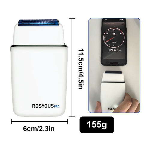 Professional Hair Clipper Men Kit DLC Blade 10000RPM  Blue Hypoallergenic Knife Net with Base Charger Hair Cutting Machine