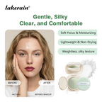 Lakerain Blurring Oil Control Powder Smooth Matte Finish Sweat Humidity Resistant Leak-Proof Design Blurring Hydrating Powder