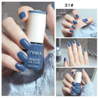 No-bake Nail Polish Nail Art Tearable Quick Dry Normal Without Lamp Nail Polish Glitter Sequins UV Varnish Nails Tools