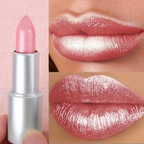 1PC Non-stick Cup, Waterproof, Long-lasting, Rich Colors, Fine Glitter, Pearlescent Lipstick, Ideal Christmas/Halloween Gift