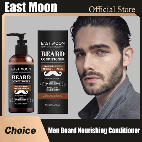 60ml Men Beard Nourishing Conditioner Oil Control Deep Moisturize Restore Soften Improve Hair Loss Beard Growth Conditioner