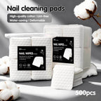 200/500Pcs/pack/box Solid Durable Nail Tools Manicure Gel Nail Polish Remover Pads Lint-Free Wipes Napkins Wraps