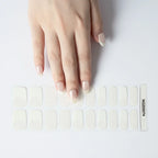 Leopard Semi-Cured Gel Nail Strips Simple Transparent Color Adhesive Long Lasting Gel Nail Stickers Harden In UV Lamp Need