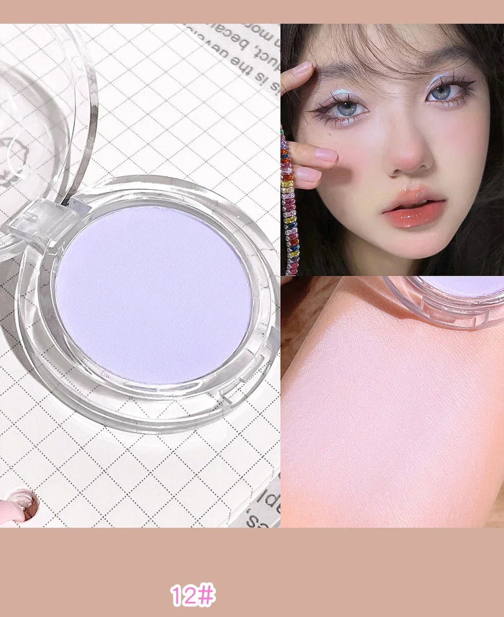 Monochrome Blush Palette Rose Orange Soft Mist Girl Blusher Powder Natural Face Makeup Matte Peach Rouge Contour Shadow Palette