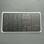 XMQ NAIL ART STAMPING PLATES CARTON CATS DOGS WATER RIPPLES IMAGE PLATE TEMPLATES