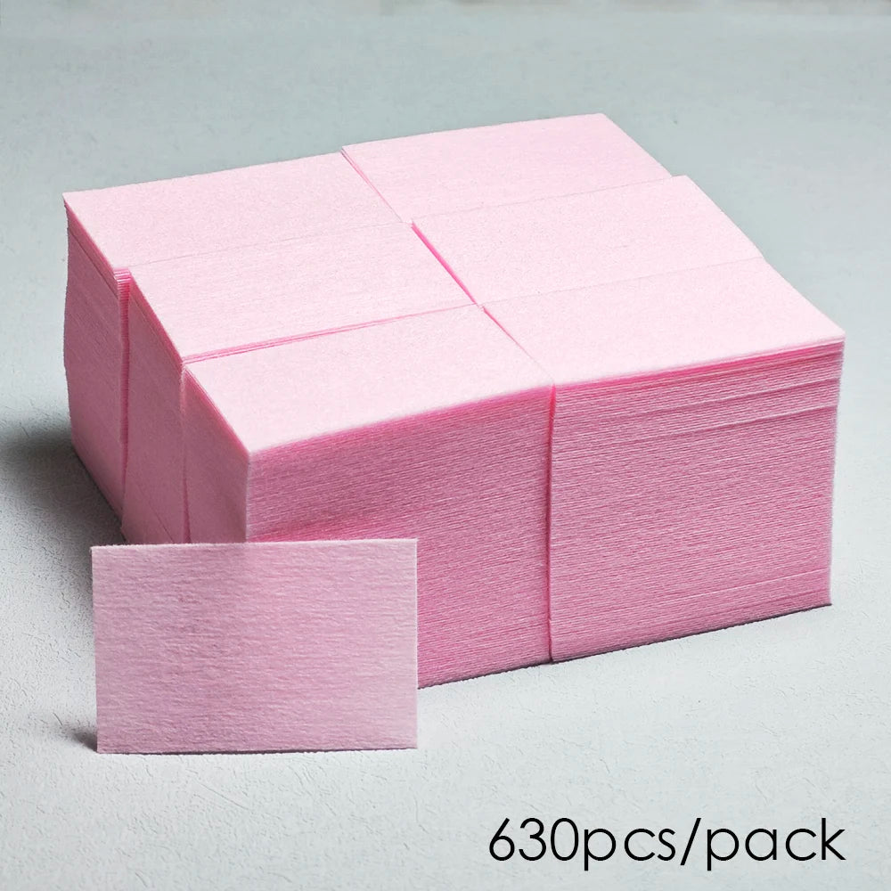 Nail Polish Remover Lint Free Nail Art Removal Wipes Cotton Pad Gel Nail Polish Eyelash Glue Cleaning Wipes Nails Accessories