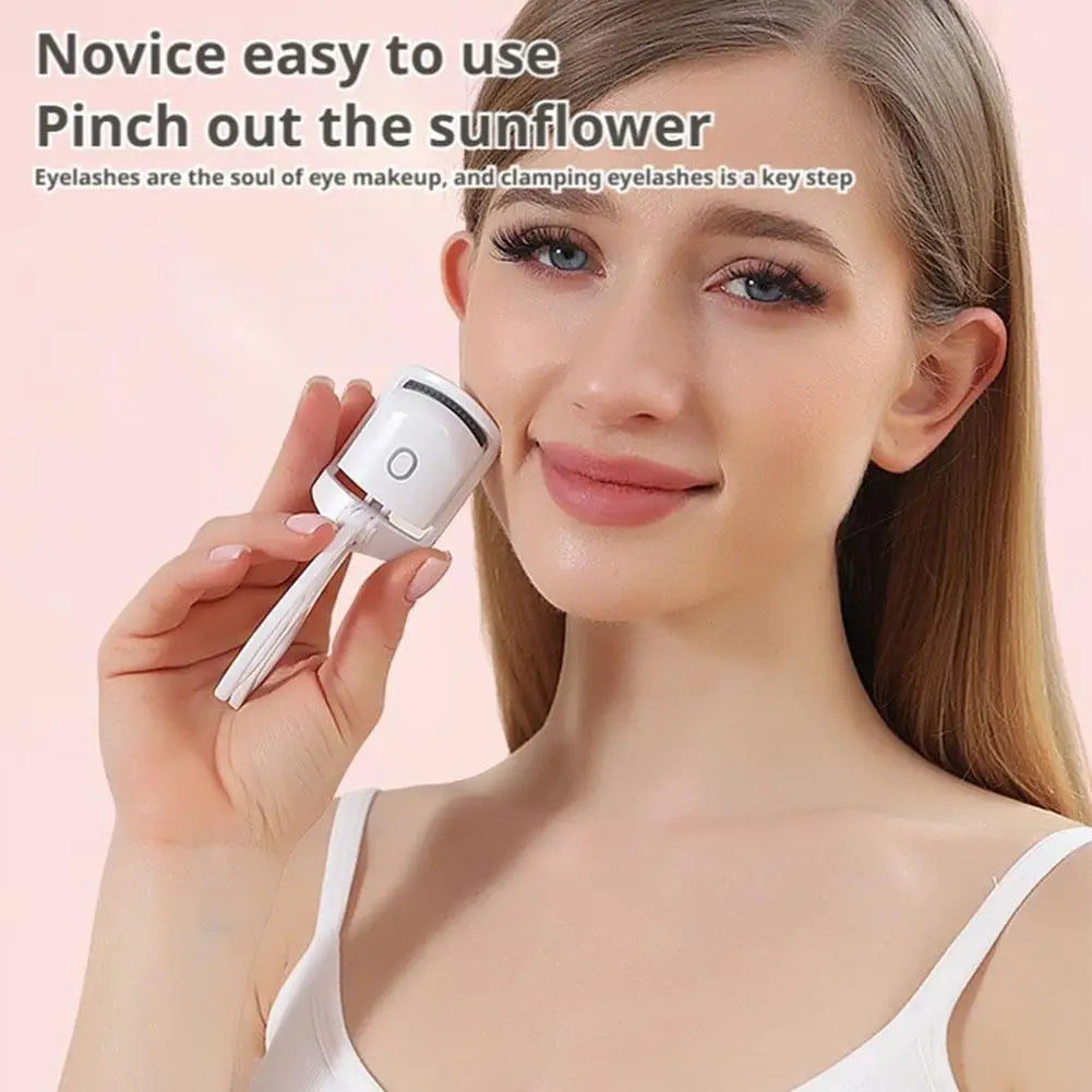 Rechargeable Eyelash Curler ABS Craftsmanship Electric Lash Curler Heated Eyelash Curler Silicone Pads For Eyelash Protection