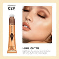 BEAUTY GLAZED 7 Colors Liquid Blush Stick Highlighter Multi Functional Make Up Pen Lip Cheek Waterproof Lasting Cosmetic