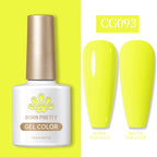 BORN PRETTY 10ml Gel Nail Polish Gel 130 Colors Semi Permanent Solid Nail Gel Varnish Soak Off UV Gel for Base Top Coat