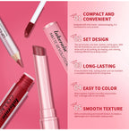 Waterproof Long Lasting Matte Black Lipstick Set Velvet Liquid Lip Gloss Lip Liner Set Red Stain Halloween Goth Makeup