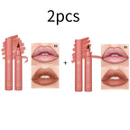 Lip Tint Pen, 6 Colors Available, Matte Water Lipstick, Non-Stick Cup, Long-Lasting, Smooth Lip Liner and Lip Stain Combo