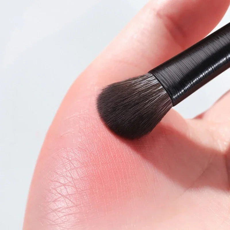 6pcs Black Eye Makeup Brushes Set Professional Contouring Eyeshadow Eyeliner Brush Portable Blending Facial Beauty Cosmetic Tool