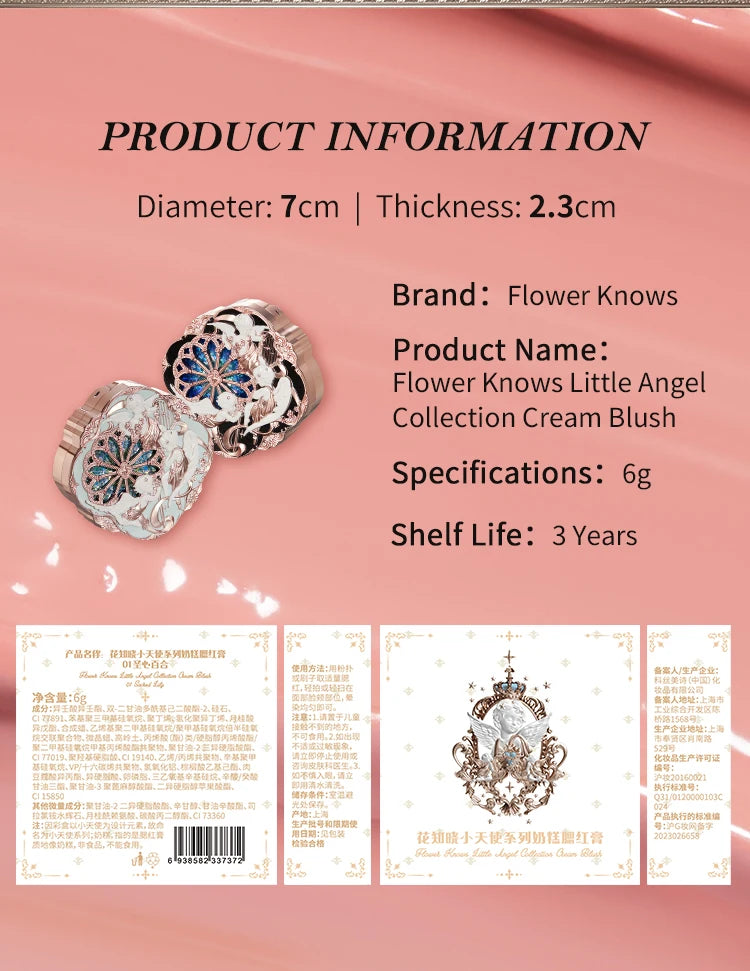 Flower Knows Little Angel Collection Cream Blush