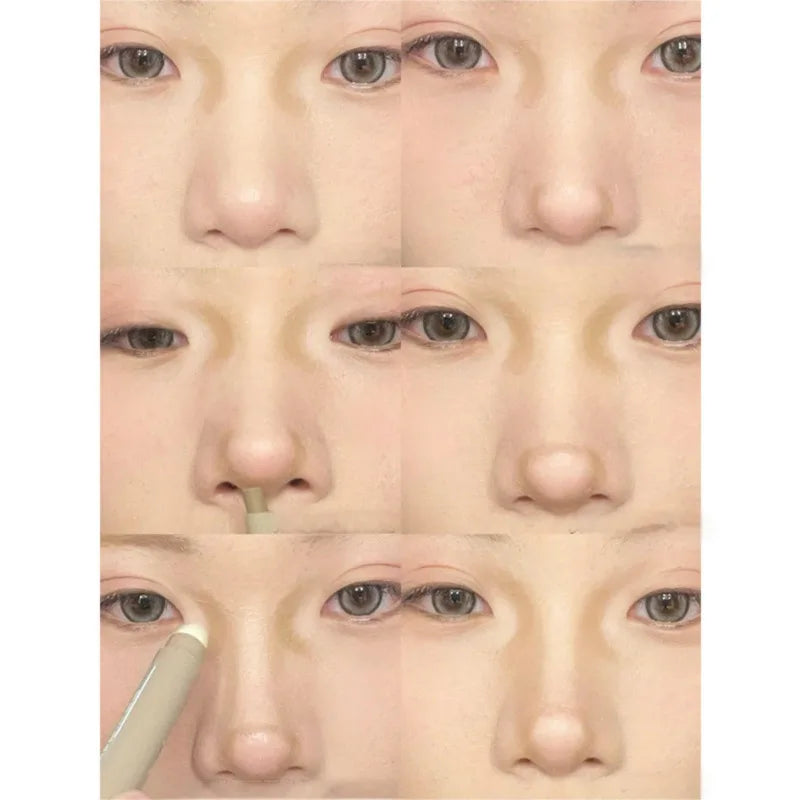 Double-ended Contouring Pen To Modify Contours, Hold Makeup, Develop Color, Brighten Dullness, Waterproof and Sweat-proof