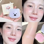 Watery Blush Cream SHAQINUO  Moisturizing Jelly Glow Blush, Rouge Korean Makeup, Cream Texture, Low Saturation Brightening