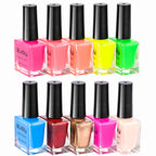 10ml Nail Stamping Polish Varnish Black White Colorful Nail Printing Lacquers for Stamping Plate 30 Colors Nail Stamping Polish