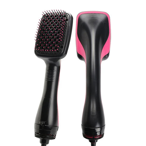 Hair Dryer Hot Air Brush Styler and Volumizer Hair Straightener Curler Comb Roller One Step Electric Ion Blow Dryer Brush