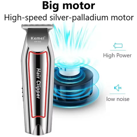 Kemei Professional Hair Trimmer Electric Beard Trimmer For Men Hair Clipper Hair Cutter Machine Haircut Grooming Kit KM-032