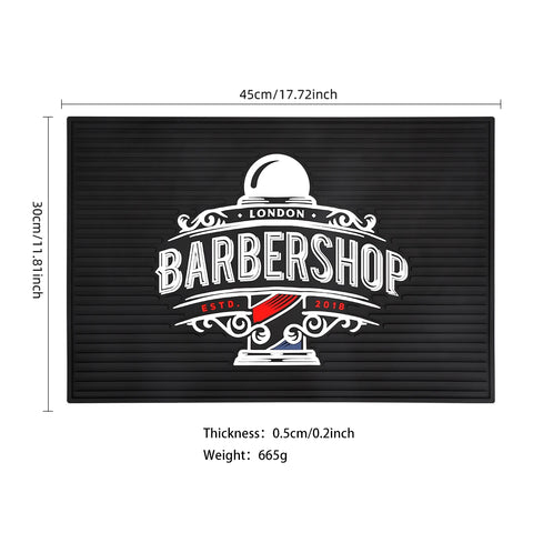 Barber Mat Barbershop Magnetic Mats Anti-slip Flexible Rubber Scissors Storage Pad Salon Heat Resistant Hairdresser Organizer