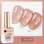 UR SUGAR 15ml Blood Red Jelly Gel Nail Polish Translucent Color Crystal Nude Gel Nail Art Varnish For Fall Winter Manicure