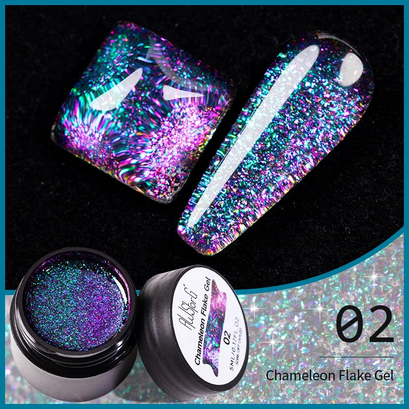 AWStorG 5ML Super Silver Metallic Gel Nail Polish Metal Effect Painting Gel Chromes Varnis Semi Permanent for Nail DIY
