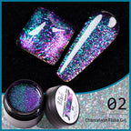 AWStorG 5ML Super Silver Metallic Gel Nail Polish Metal Effect Painting Gel Chromes Varnis Semi Permanent for Nail DIY