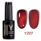 YOKEFELLOW 10ml Jelly Nude Gel Nail Polish High Quality Translucent Pink Nail Gel Varnish Soak Off UV Gel Polish Long Lasting