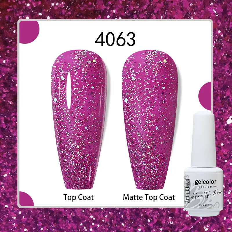Arte Clavo 8ml HEMA TPO Free Gel Nail Polish Nail Art Manicure Semi Permanent Gel UV Hybrid Varnishes Base Top Coat Enamels New