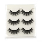 3/5 Pairs Hot Sale Natural Long 3D Mink Lashes Soft Short Faux Cils Handmade Fake Lashes Makeup Tool Eyelash Extension Maquiagem
