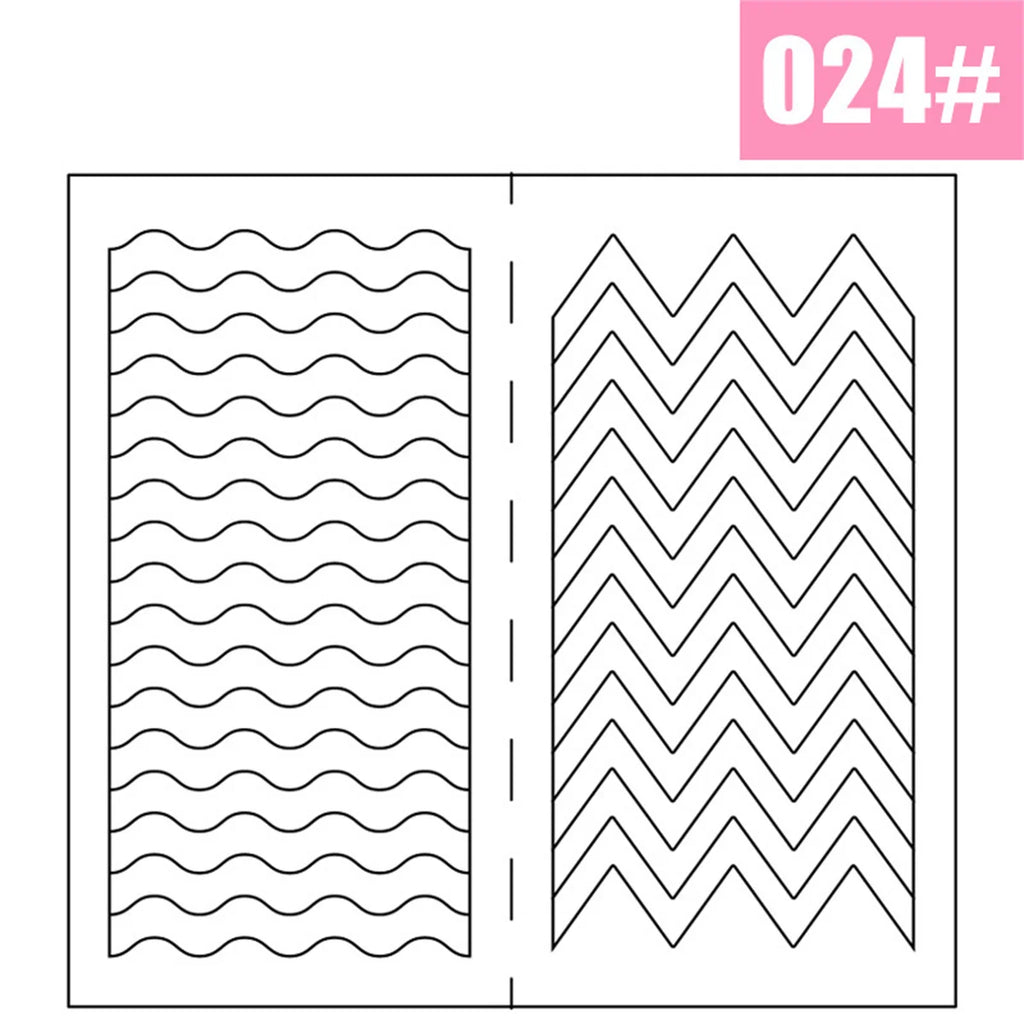 1PCS White French Manicure Strip Nails Sticker Stencil Guide French Nail Art Decals Form Fringe DIY Line Tips Decoration Tools
