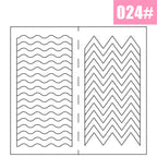 1PCS White French Manicure Strip Nails Sticker Stencil Guide French Nail Art Decals Form Fringe DIY Line Tips Decoration Tools