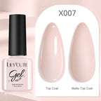 LILYCUTE  5ml Gold Sliver Metallic Liner Gel Nail Polish French Style Super Bright Mirror Pull Line Graffiti Painting Stripe Gel