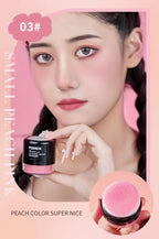 FOMIX Loose Powder Air Cushion Blush Long Last High Pigment Soft Misty Matte Face Blusher Natural Colors For Cheek