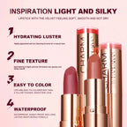 Long Lasting Moisturizing Velvet Lipstick Waterproof Non Stick Cup Creamy Nourish Cover Lip Line Glossy Golden Mud Formula