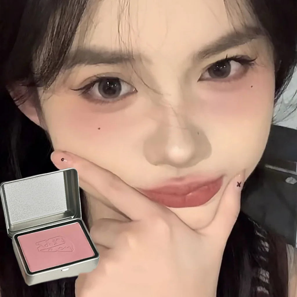 Peninsula Iron Box Blush 4 colors Drunken Rose Cheek Blusher Powder Matte Apricot Rouge Contour Palette Natural Face Makeup