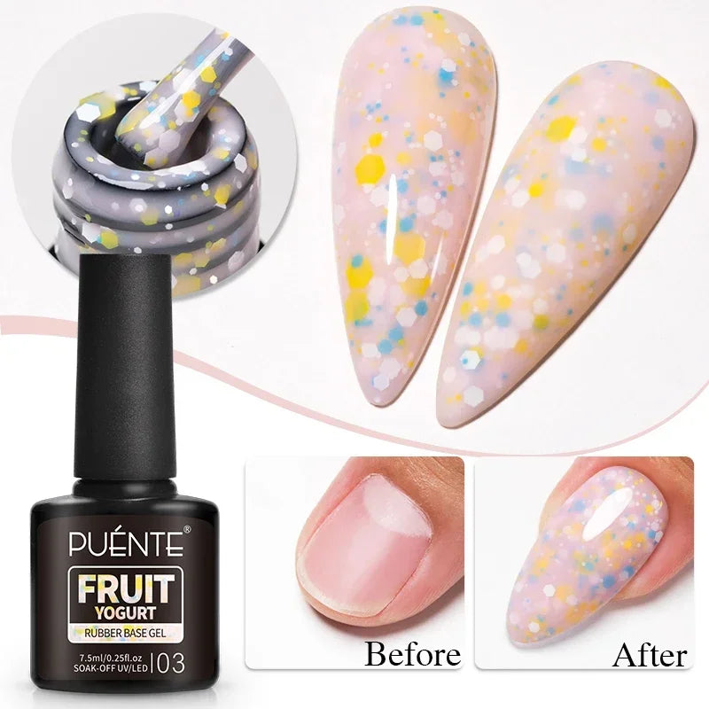 PUENTE 5ml Metallic Painting Liner Gel Polish Bright Mirror Effect Semi-Permanent UV Nail Varnish For Stunning French Nail Art
